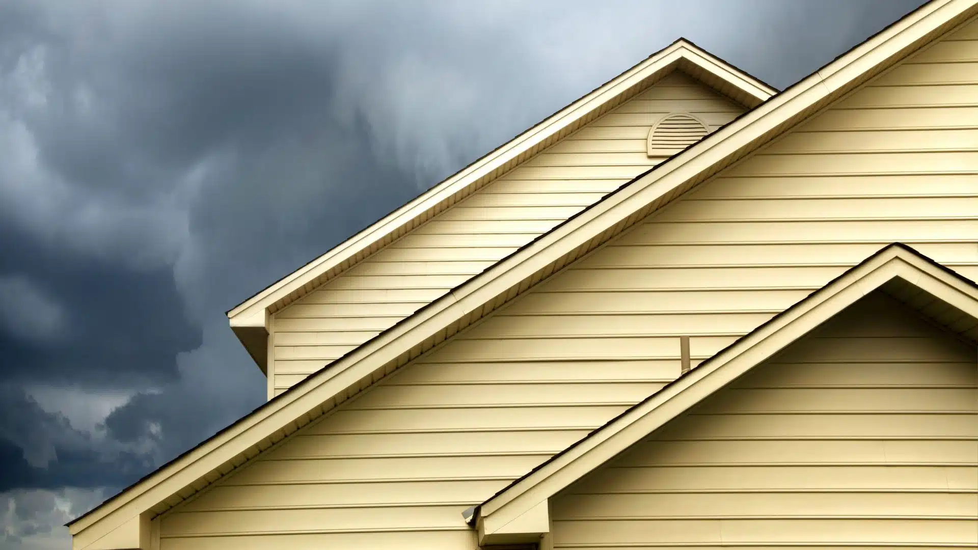 yellow vinyl siding