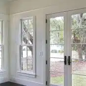 white wall house