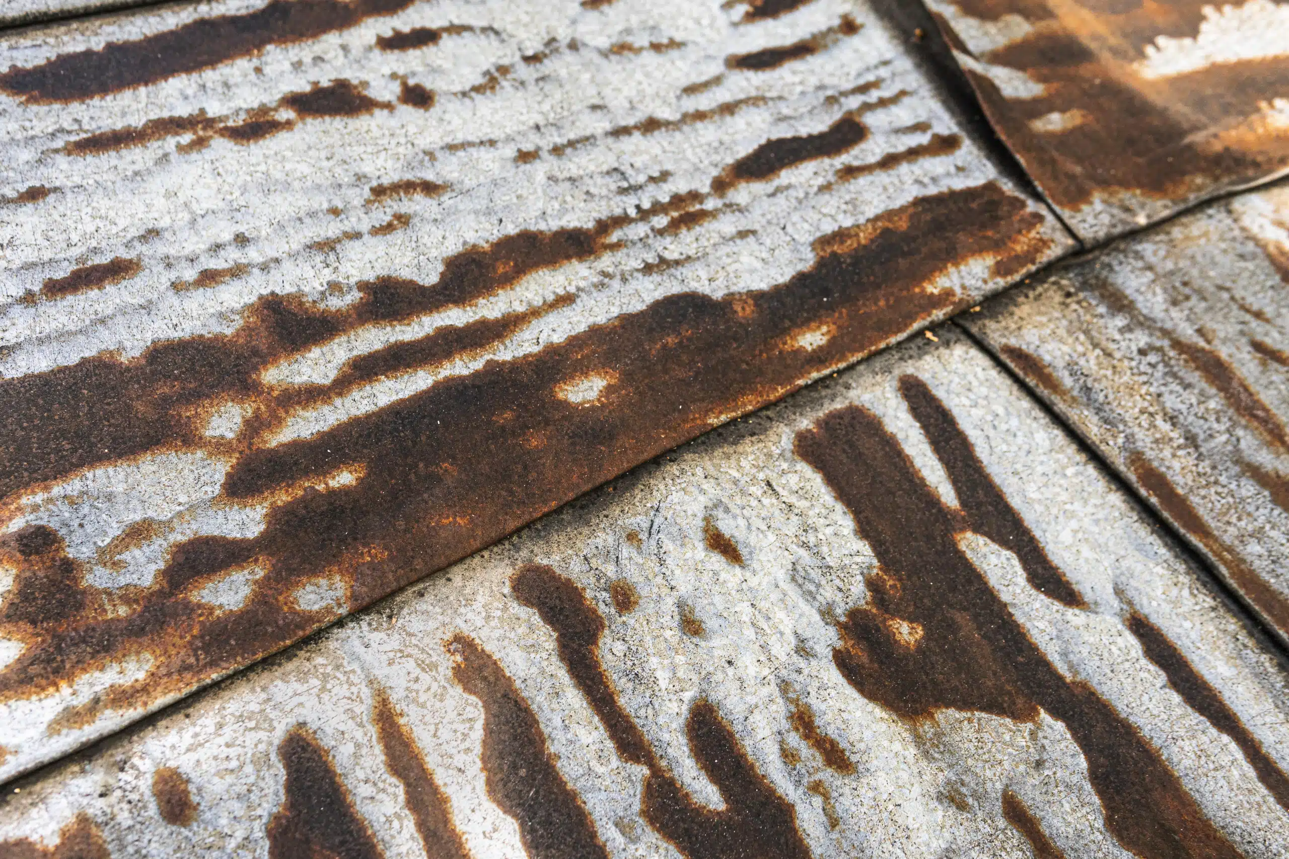 rust on the steel